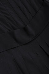 Recess Los Angeles Vintage Jean Paul Gaultier Wool Pleat Back Goth Skirt