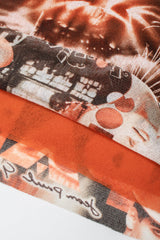 Recess Los Angeles Vintage Jean Paul Gaultier Soleil Sepia Cinema Mesh Sleeveless Top