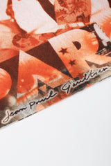 Recess Los Angeles Vintage Jean Paul Gaultier Soleil Sepia Cinema Mesh Sleeveless Top