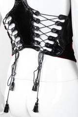 Recess Los Angeles Vintage Jean Paul Gaultier Velvet Corset Vest