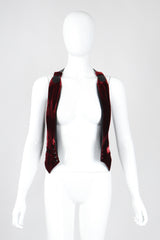 Recess Los Angeles Vintage Jean Paul Gaultier Velvet Corset Vest