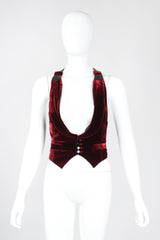 Recess Los Angeles Vintage Jean Paul Gaultier Velvet Corset Vest