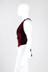 Recess Los Angeles Vintage Jean Paul Gaultier Velvet Corset Vest