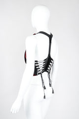 Recess Los Angeles Vintage Jean Paul Gaultier Velvet Corset Vest