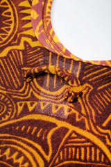 Recess Los Angeles Vintage Jean Paul Gaultier Soleil Tattoo Illusion Mesh Tumeric Tank