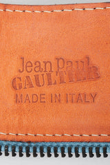 Vintage Jean Paul Gaultier Abstract Ruffle Midi Skirt Belt Embossing at Recess