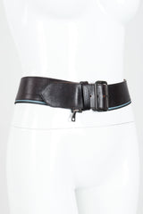 Vintage Jean Paul Gaultier Abstract Ruffle Midi Skirt Belt at Recess