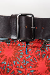 Vintage Jean Paul Gaultier Abstract Ruffle Midi Skirt Belt at Recess