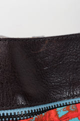 Belted Ruffle Print Skirt