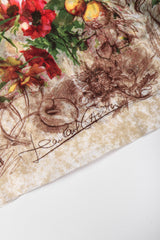 Recess Los Angeles Vintage Jean Paul Gaultier Maille Classique Floral Sketch Art Mesh T-Shirt