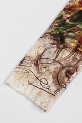 Recess Los Angeles Vintage Jean Paul Gaultier Maille Classique Floral Sketch Art Mesh T-Shirt