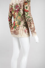 Recess Los Angeles Vintage Jean Paul Gaultier Floral Sketch Art Mesh T-Shirt