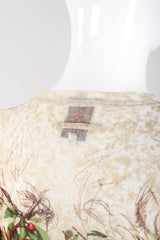 Recess Los Angeles Vintage Jean Paul Gaultier Floral Sketch Art Mesh T-Shirt
