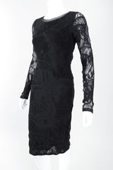 Recess Designer Consignment Vintage Jean Paul Gaultier Soleil Crochet Net Mesh Lace Dress Los Angeles Resale