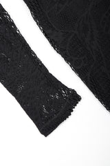 Recess Designer Consignment Vintage Jean Paul Gaultier Soleil Crochet Net Mesh Lace Dress Los Angeles Resale