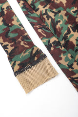 Recess Designer Consignment Vintage Jean Paul Gaultier Mesh Net Camo Camouflage Dress Los Angeles Resale