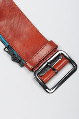 Recess Los Angeles Vintage Jean Paul Gaultier Silk Shantung Zip & Buckle Barbie Pant