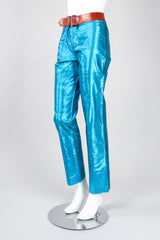 Recess Los Angeles Vintage Jean Paul Gaultier Silk Shantung Zip & Buckle Barbie Pant