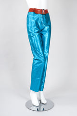 Recess Los Angeles Vintage Jean Paul Gaultier Silk Shantung Zip & Buckle Barbie Pant