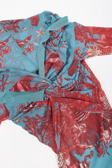 Recess Los Angeles Designer Consignment Vintage Jean Paul Gaultier 90s Soleil Mesh Coral Reef Aquarium Dress