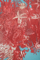 Recess Los Angeles Designer Consignment Vintage Jean Paul Gaultier 90s Soleil Mesh Coral Reef Aquarium Dress