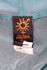 Recess Los Angeles Designer Consignment Vintage Jean Paul Gaultier 90s Soleil Mesh Coral Reef Aquarium Dress