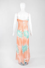 Recess Los Angeles Vintage Jerry Marsch for Mardi Gras Silk Chiffon Watercolor Dress & Top Set