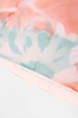 Recess Los Angeles Vintage Jerry Marsch for Mardi Gras Silk Chiffon Watercolor Dress & Top Set