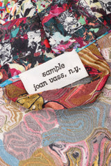 Recess Los Angeles Vintage Joan Vass Crystal Agate Silk Kimono Robe Duster