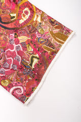 Recess Los Angeles Vintage Joan Vass Crystal Agate Silk Kimono Robe Duster