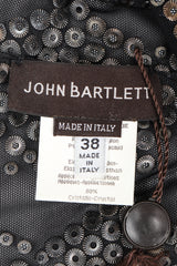 Recess Designer Consignment Vintage John Bartlett Sheer Rhinestone Argyle Top Clueless Los Angeles Resale