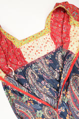 Recess Los Angeles Designer Consignment Vintage Joseph Magnin Cotton Boho Peasant Apron Dress