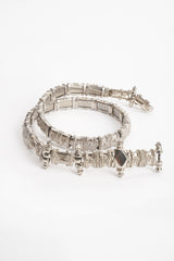 Vintage Judith Leiber Silver Byzantine Metal Belt at Recess Los Angeles