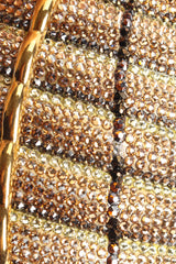 Vintage Judith Leiber Beehive Crystal Clutch Bag 1 missing stone @ Recess Los Angeles