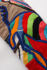 Vintage Judith Roberts Embroidered Desert Animal Cropped Jacket sleeve at Recess LA