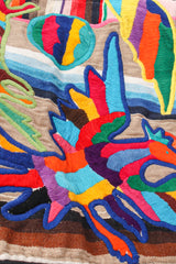 Vintage Judith Roberts Embroidered Desert Animal Cropped Jacket fabric crop at Recess LA