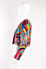 Vintage Judith Roberts Embroidered Desert Animal Cropped Jacket side on mannequin at Recess LA