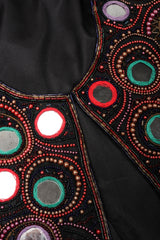 Recess Los Angeles Vintage Judith Ann Creations Beaded Mirror Fringe Boxy Jacket