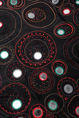 Recess Los Angeles Vintage Judith Ann Creations Beaded Mirror Fringe Boxy Jacket