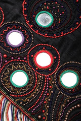 Recess Los Angeles Vintage Judith Ann Creations Beaded Mirror Fringe Boxy Jacket