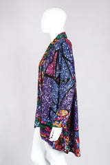 Recess Los Angeles Vintage Judith Ann Creations Stained Glass Mosaic Sequin Jacket