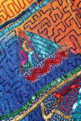 Recess Los Angeles Vintage Judith Ann Creations Rainbow Lisa Frank Beaded Swing Coat