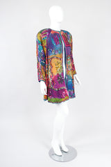 Recess Los Angeles Vintage Judith Ann Creations Rainbow Lisa Frank Beaded Swing Coat