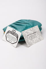 Recess Los Angeles Vintage Judith Leiber Teal Lizard Tassel Bag