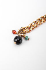 Recess Los Angeles Vintage Judith Leiber Rock Crystal Fringe Chain Belt