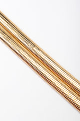 Recess Los Angeles Vintage Judith Leiber Kissing Enamel Animal Head Metal Stretch Belt