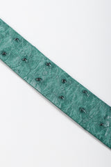 Recess Los Angeles Vintage Judith Leiber Chain Turnlock Ostrich Slide Belt