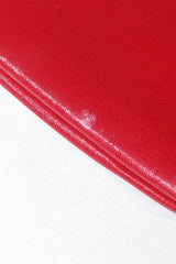 Vintage Judith Leiber Leather Jeweled Cabochon Hexagon Buckle Belt spot