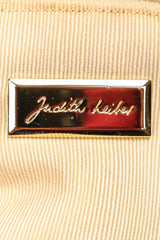 Recess Los Angeles Designer Consignment Vintage Judith Leiber Oversized Woven Lizard Straw Bucket Bag Pouch