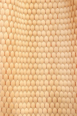 Recess Los Angeles Designer Consignment Vintage Judith Leiber Oversized Woven Lizard Straw Bucket Bag Pouch